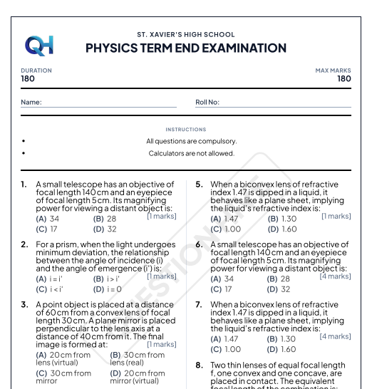PDF Formatting Preview